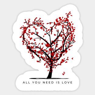 The Power of Love: All You Need Is Love Sticker